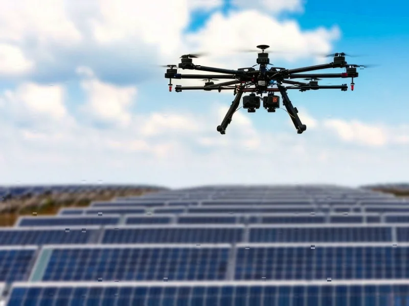 New Drone Positioning Tech Boosts Solar Farm Inspections